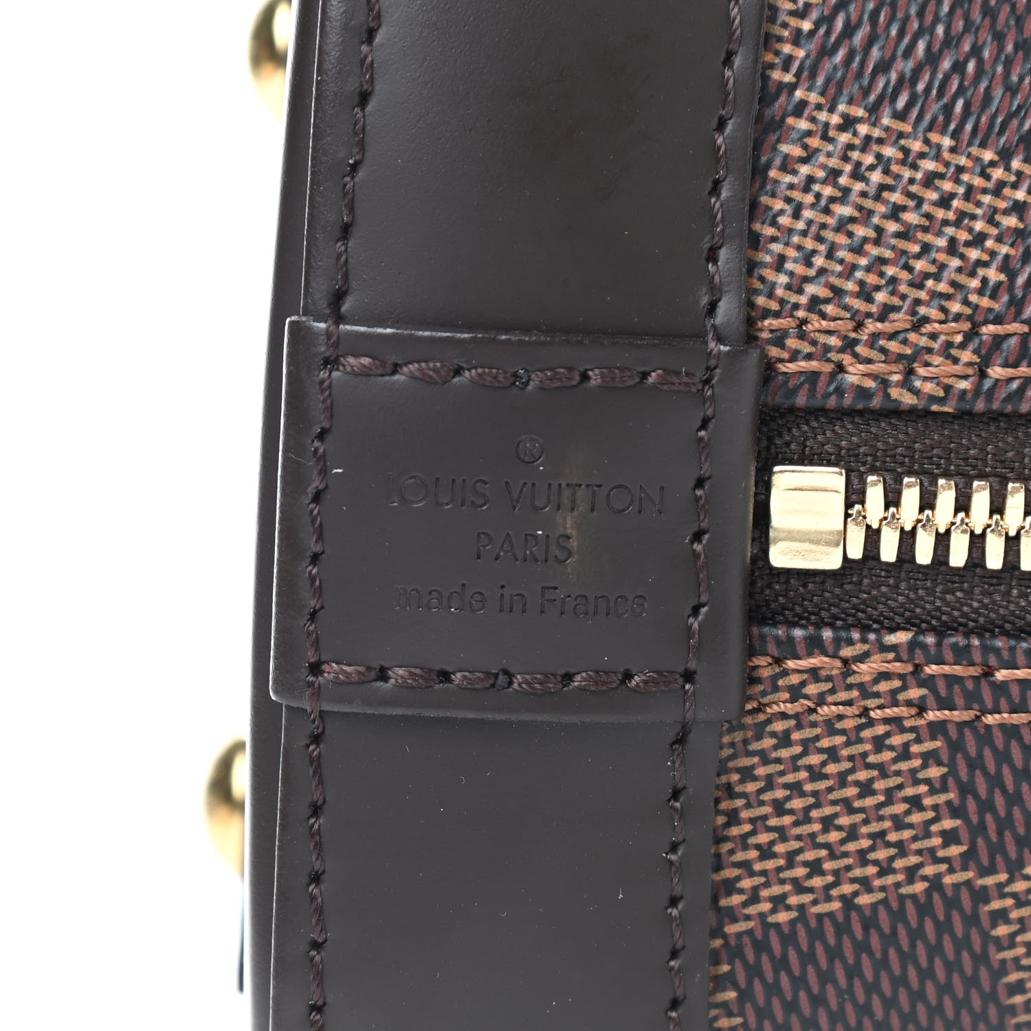 Louis Vuitton Damier Ebene Alma BB 6 of 8
