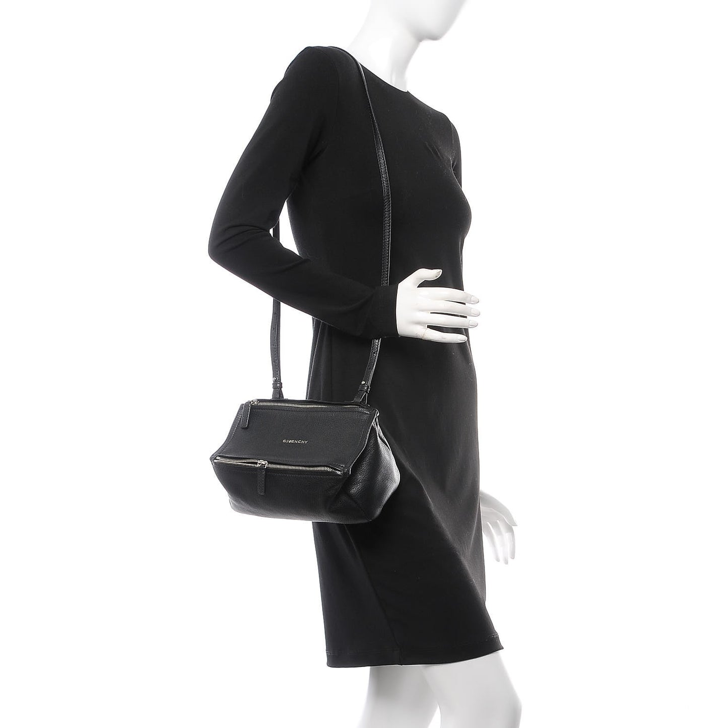 Sugar Goatskin Mini Pandora Black