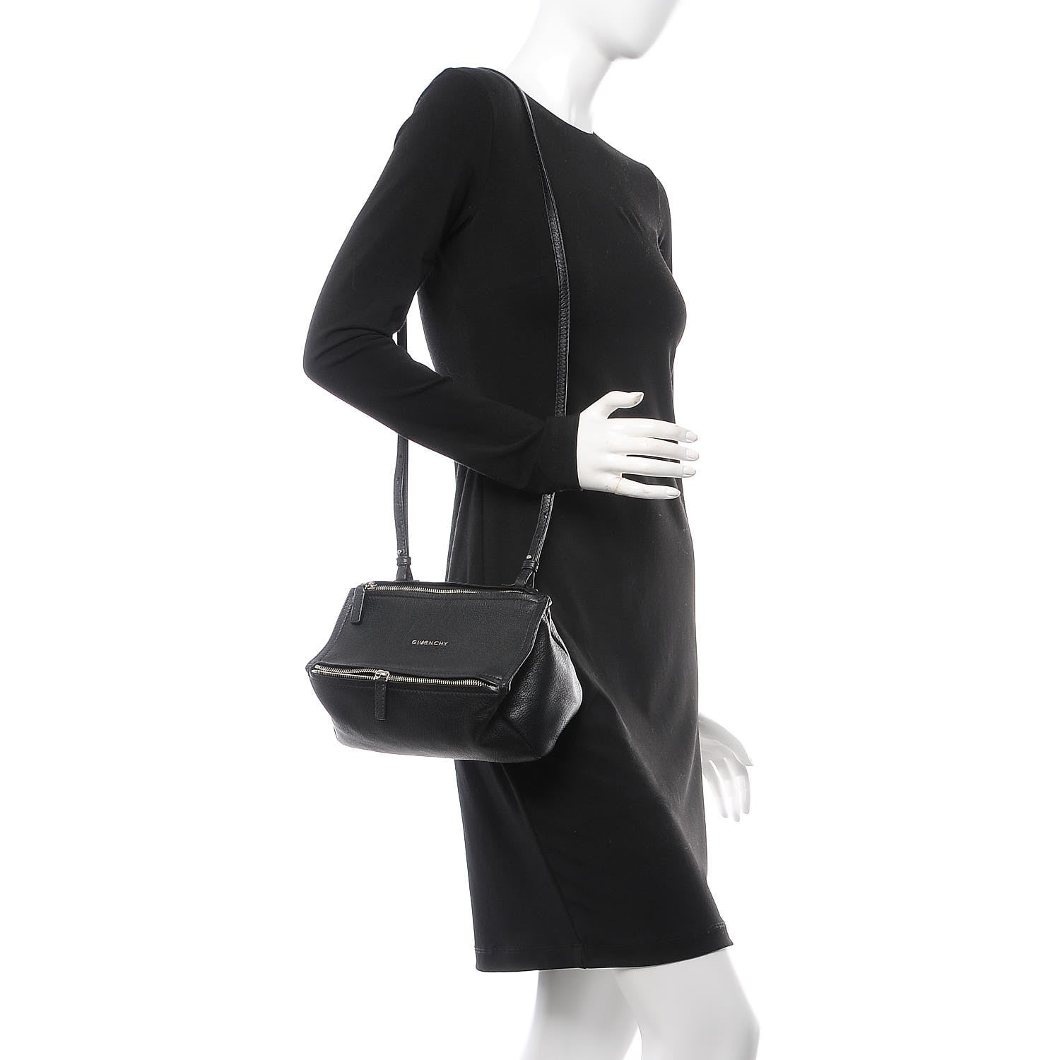 Givenchy Sugar Goatskin Mini Pandora Black 2 of 7