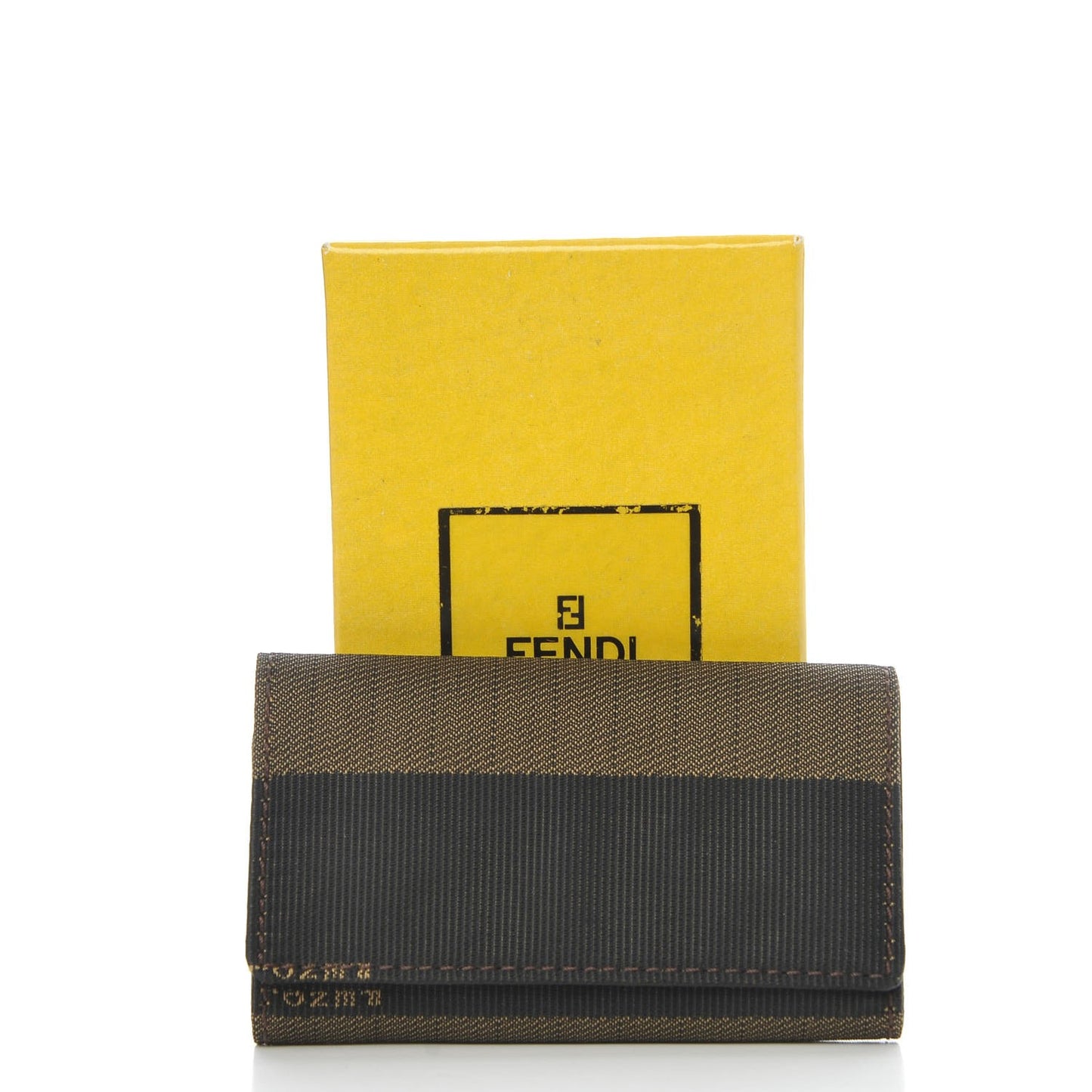 Pequin Striped Key Holder Tobacco