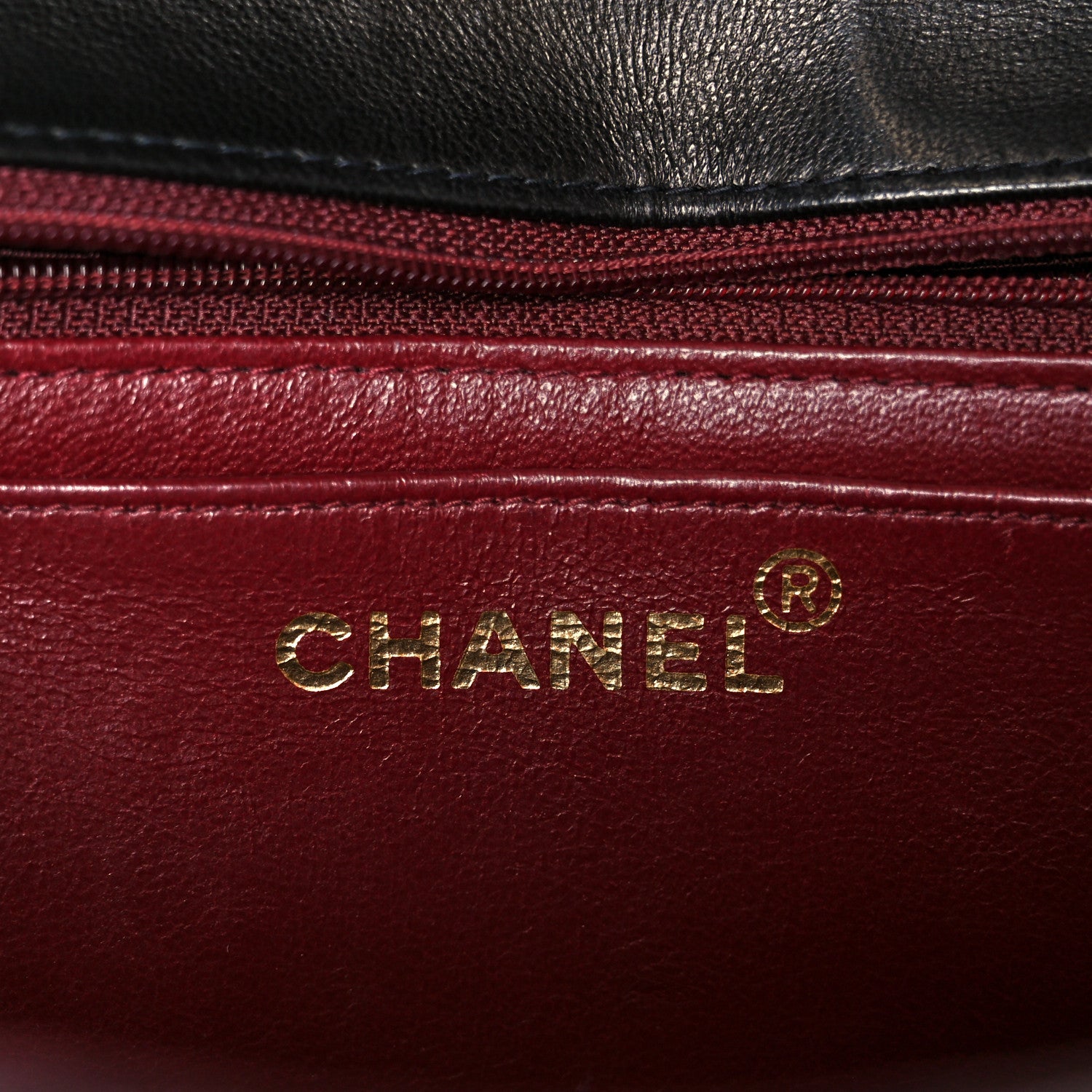 Chanel Lambskin Quilted Medium Rectangular Kelly Flap Bag Black 6 of 12