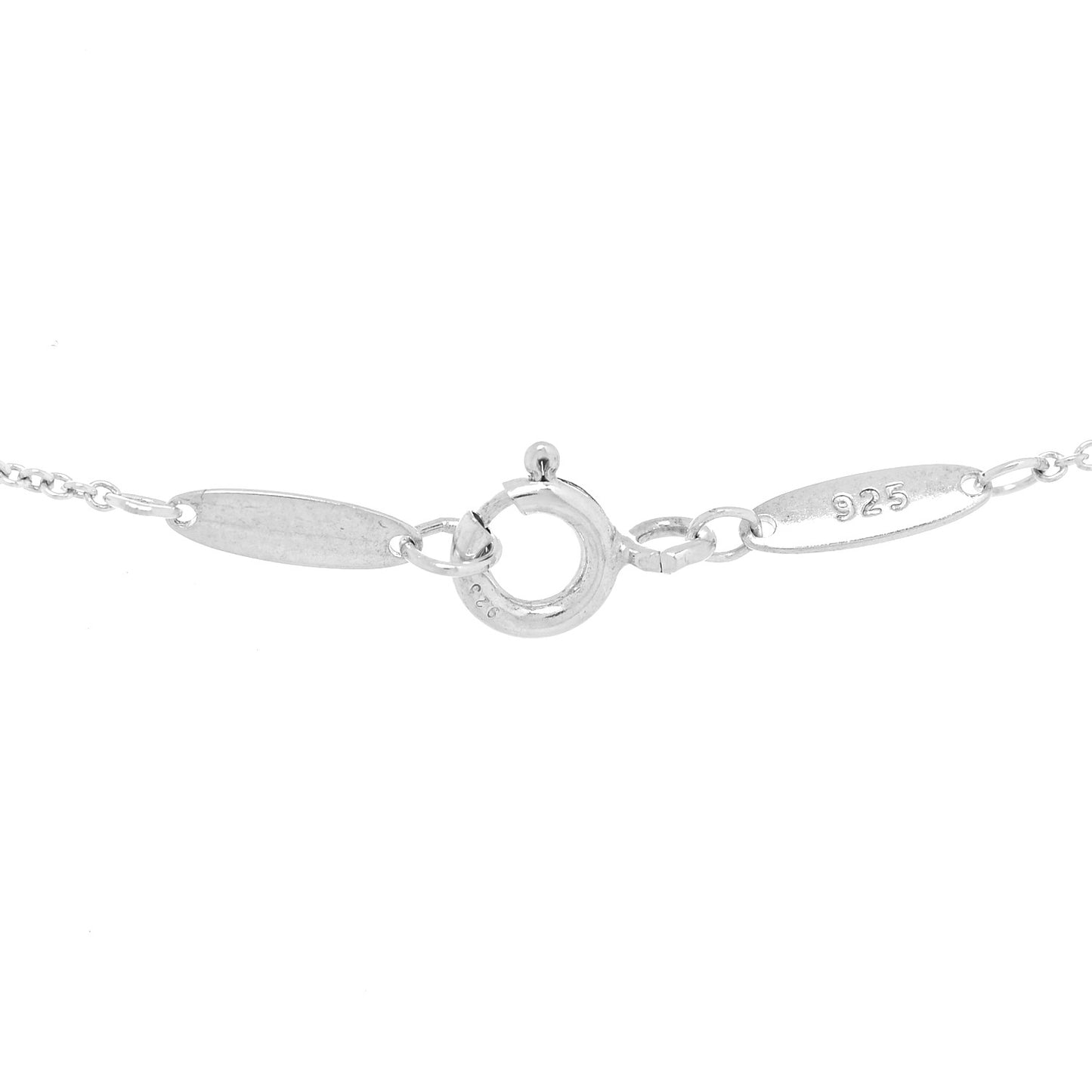 Sterling Silver 11mm Elsa Peretti Bean Pendant Necklace