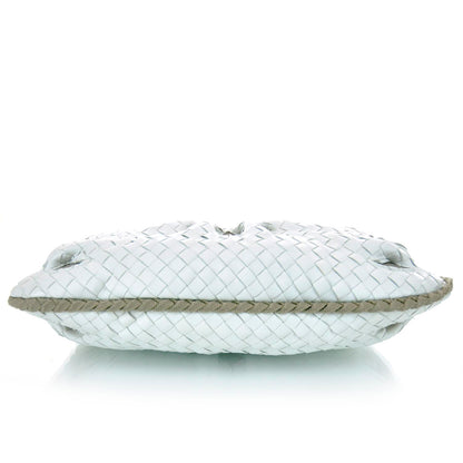 Bottega Veneta Nappa Intrecciato Flower Medium Veneta Hobo White 5 of 11