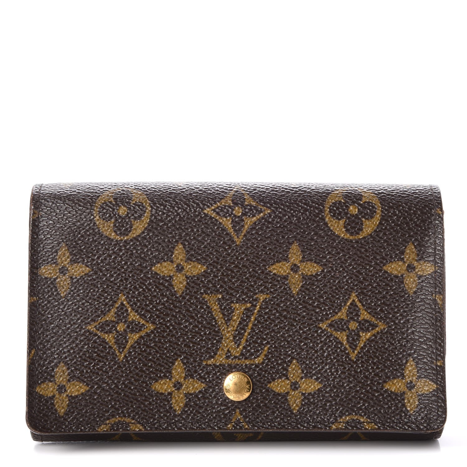 Louis Vuitton Monogram Porte-Monnaie Tresor Wallet 1 of 7