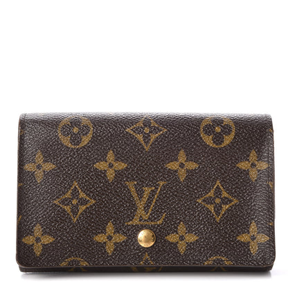 Louis Vuitton Monogram Porte-Monnaie Tresor Wallet 1 of 7
