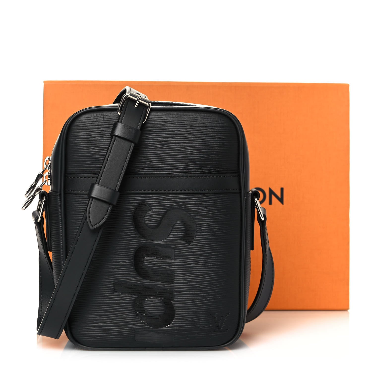Louis Vuitton X SUPREME Epi Danube PM Black 986965 – FASHIONPHILE