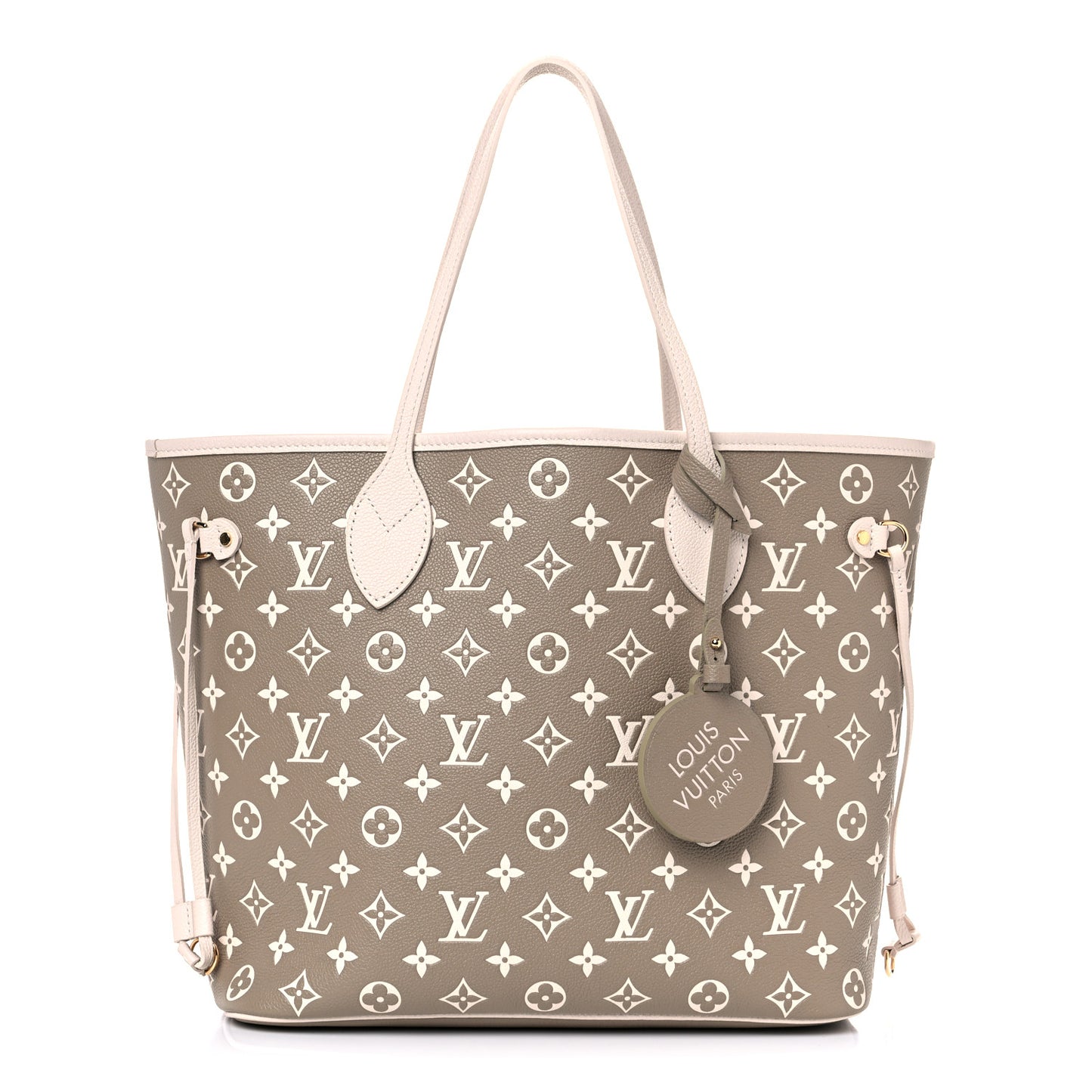 Empreinte Monogram Spring In The City Neverfull MM Kaki Beige Cream