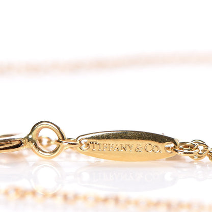 Tiffany 18K Yellow Gold Diamond .08ct Elsa Peretti Diamonds by the Yard Pendant Necklace 5 of 8