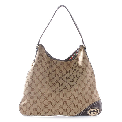 Gucci Monogram GG New Britt Hobo 1 of 7