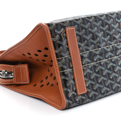 Goyard Goyardine Sac Hardy Pet Carrier PM Black Gold 10 of 12