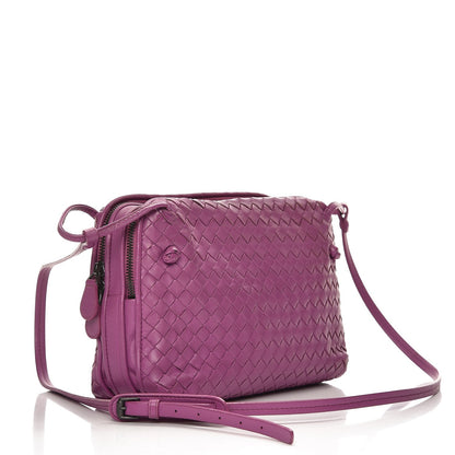 Bottega Veneta Nappa Intrecciato Pillow Crossbody Messenger Peony 3 of 9