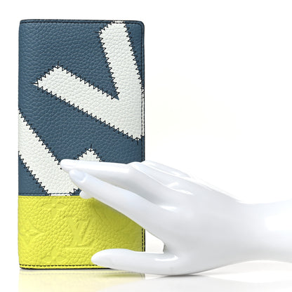Louis Vuitton Taurillon Daybreak Brazza Wallet Yellow 2 of 7