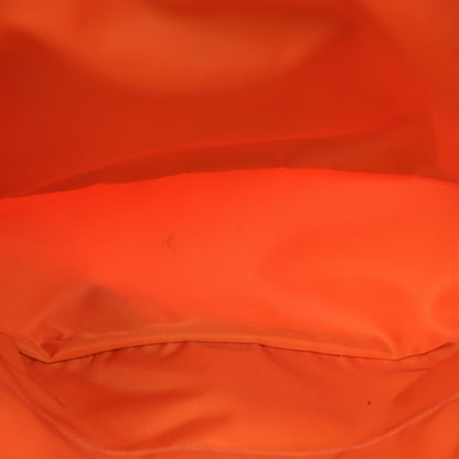 Gucci Econyl Nylon Monogram Off The Grid Backpack Carrot Orange Black 5 of 11