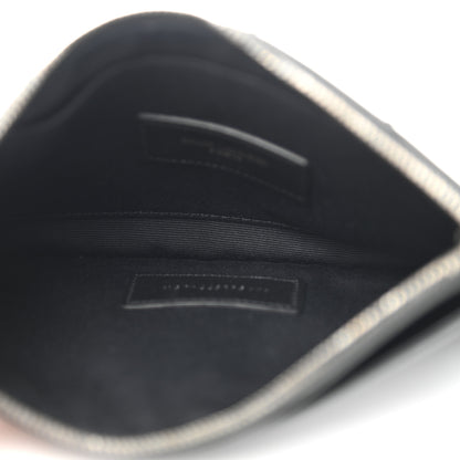 Saint Laurent Crinkled Calfskin Matelasse Monogram Niki Bill Pouch Black 5 of 7