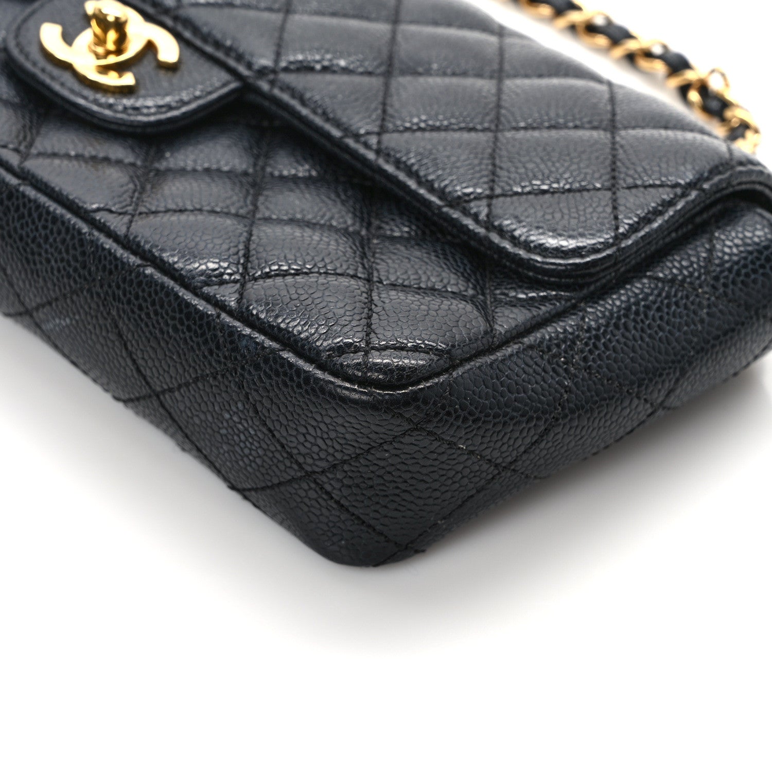 Chanel Caviar Quilted East West Flap Black 11 of 13