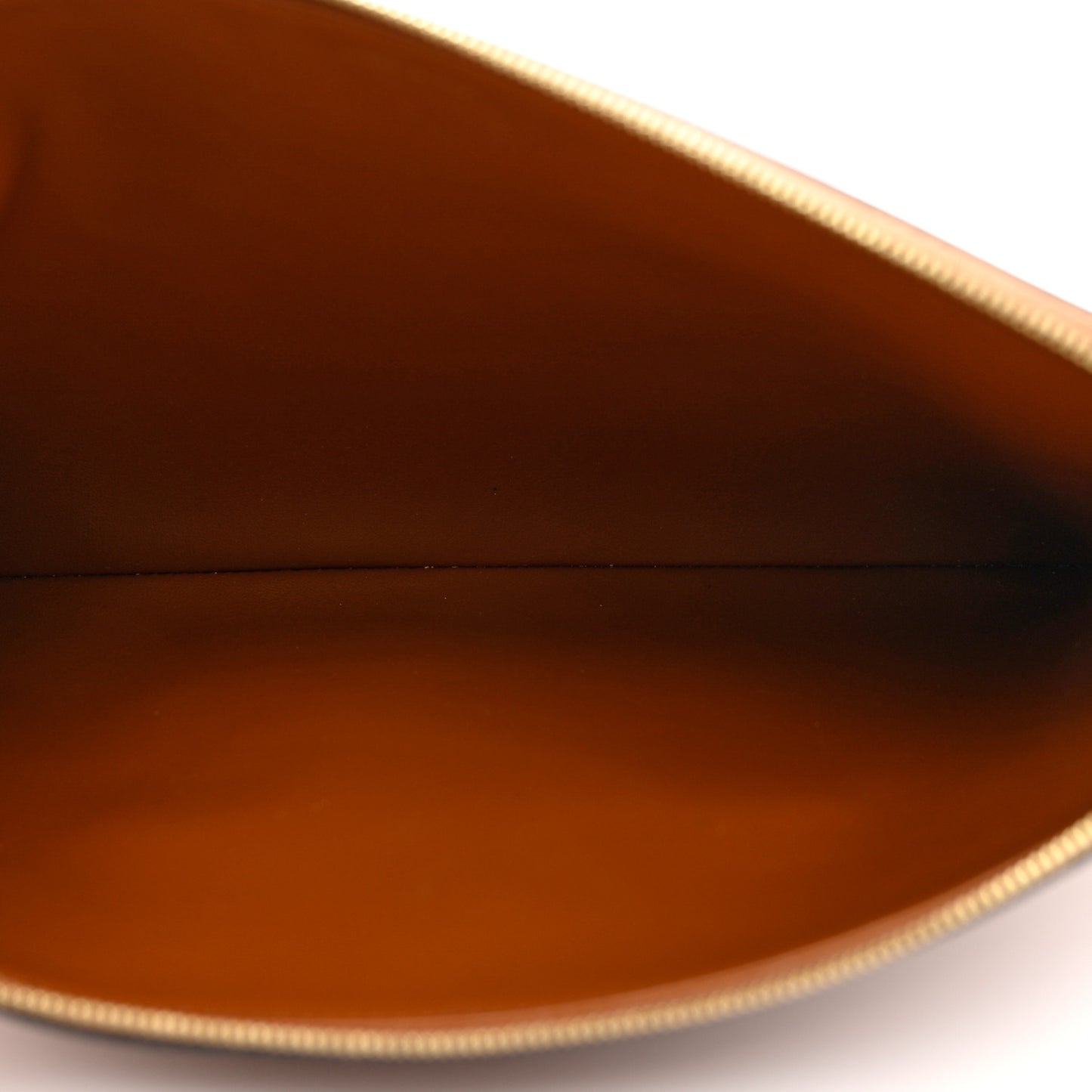 Smooth Calfskin Cuir Triomphe Pouch Tan