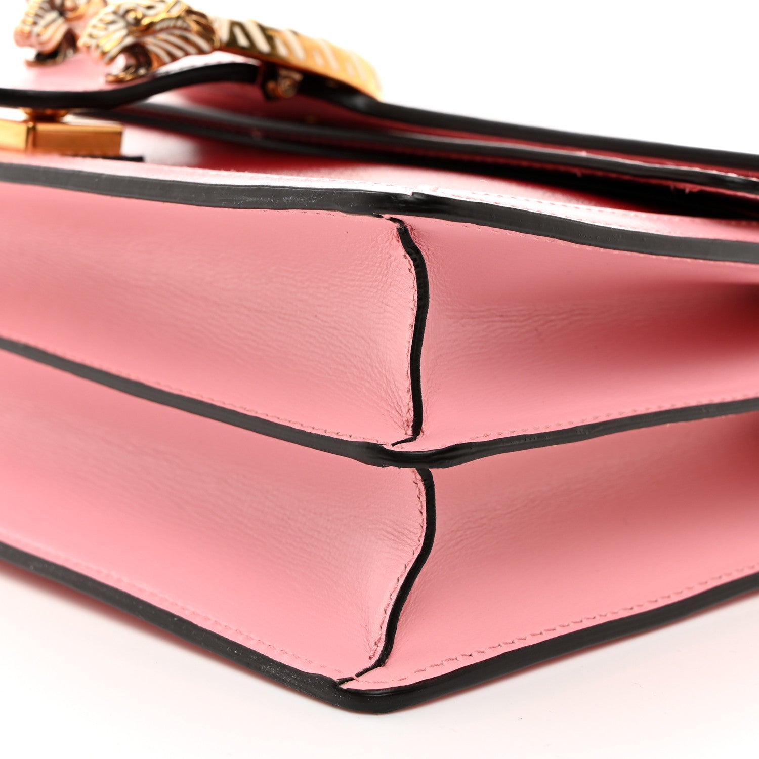 Gucci Azalea Calfskin Enamel Small Dionysus Shoulder Bag New Cherry Red Wild Rose Off White 10 of 10