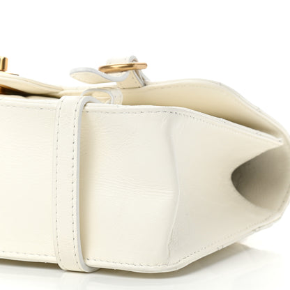 Chanel Aged Calfskin Quilted City School Flap White 8 of 8