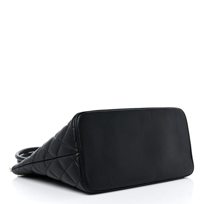 Chanel Caviar Quilted Medallion Tote Black 4 of 14
