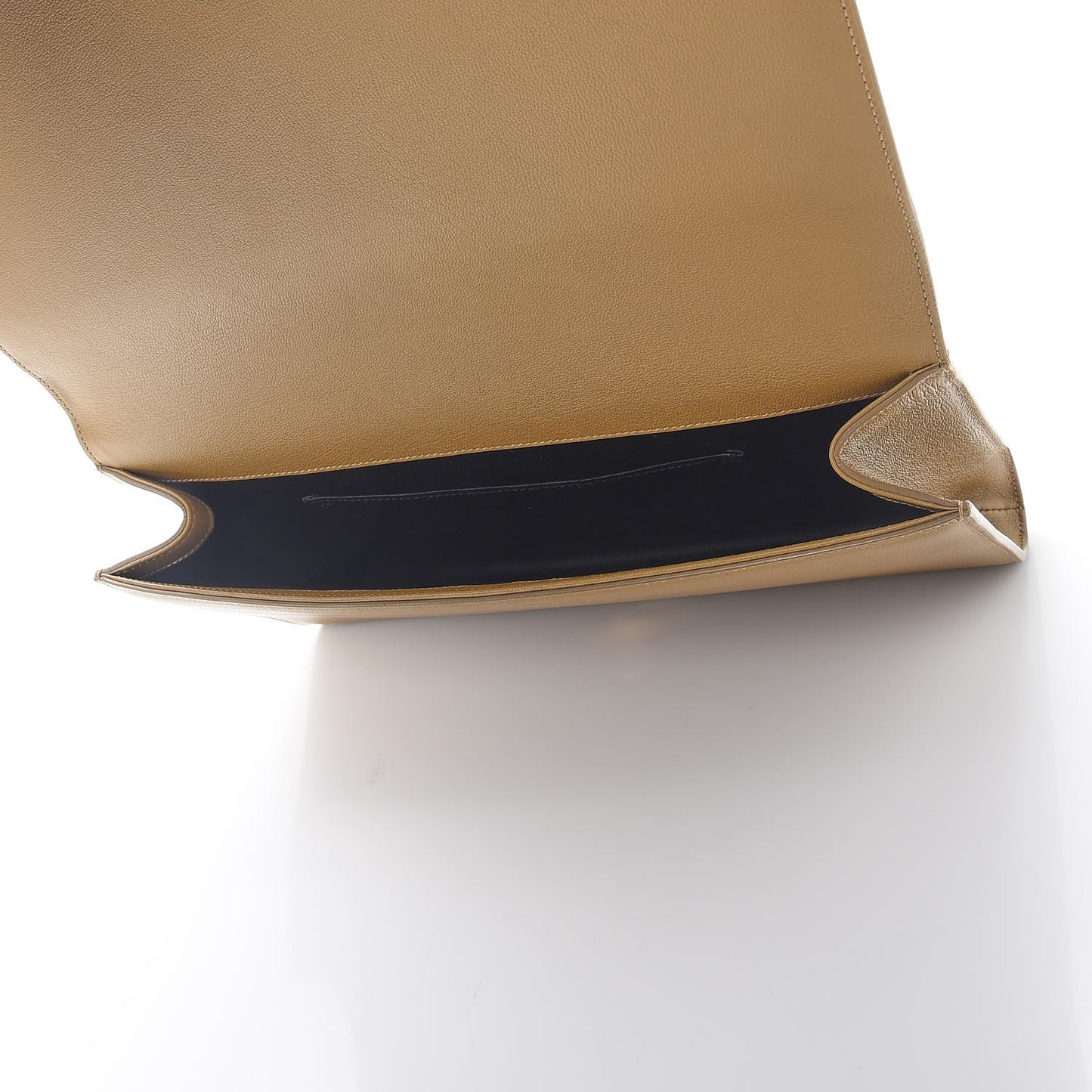 Calfskin Monogram Large Belle De Jour Clutch Beige