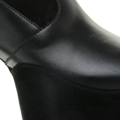 Louis Vuitton Suede Calfskin Monogram Podium Platform Thigh Boots 37.5 Black 13 of 17