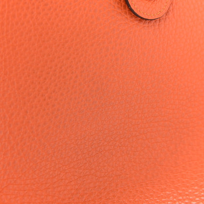 Hermes Taurillon Clemence Evelyne III PM Orange 11 of 11
