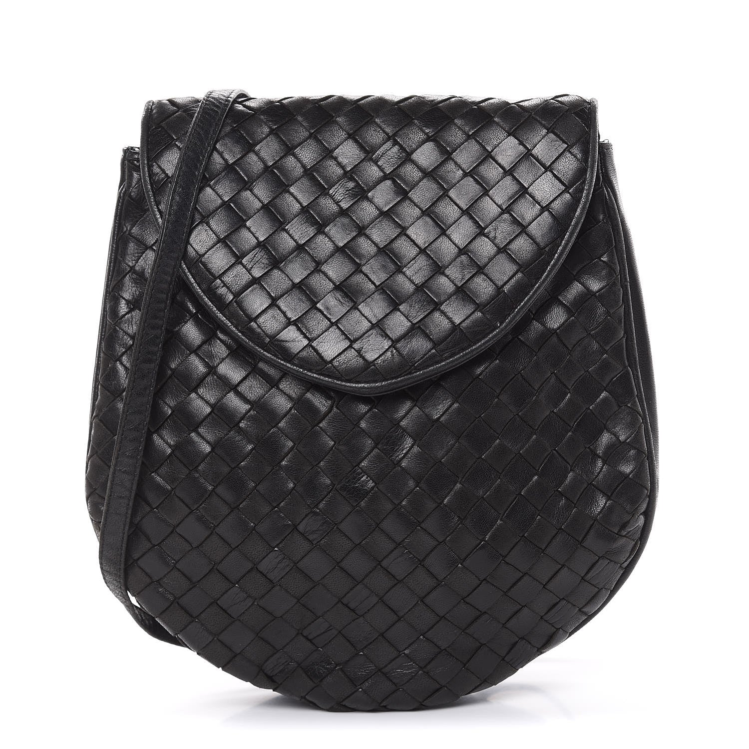 Bottega Veneta Nappa Intrecciato Crossbody Black 1 of 16