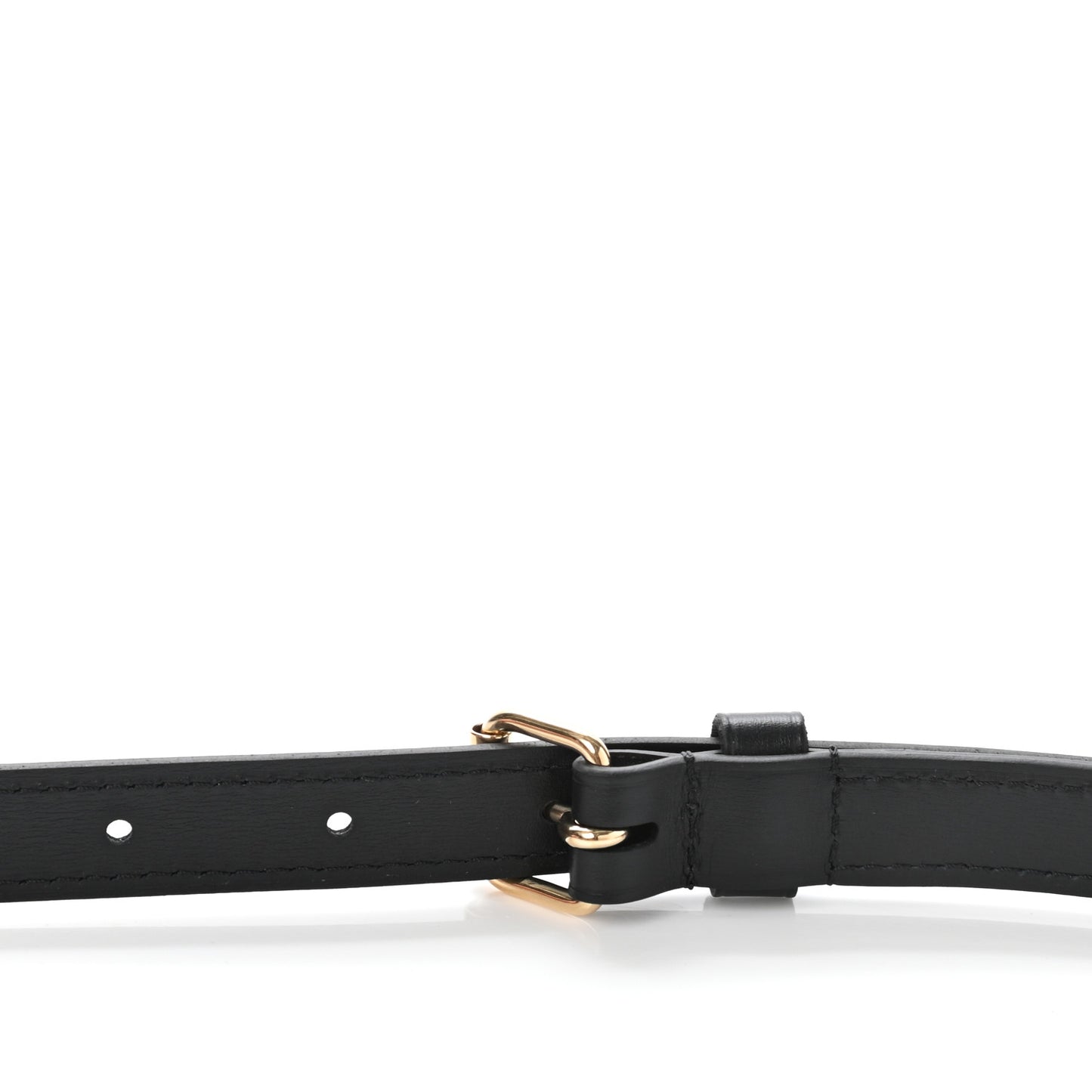 Calfskin Speedy Bandouliere Shoulder Strap Black