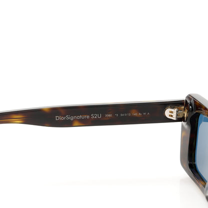 Christian Dior Diorsignature S2U Rectangular Sunglasses Tortoise 5 of 8
