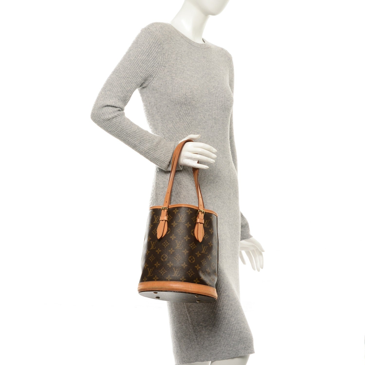 Louis Vuitton Monogram Petit Bucket 23 2 of 7