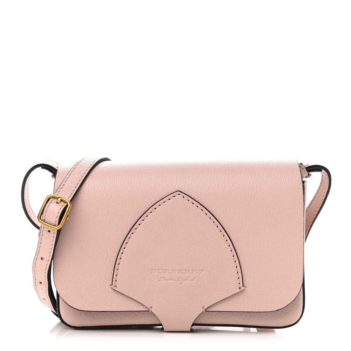 Goatskin Hampshire Crossbody Pale Ash Rose