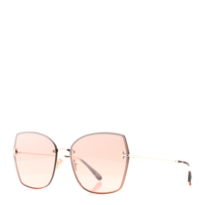 Tom Ford Metal Nickie Sunglasses TF1107 Gold 1 of 7