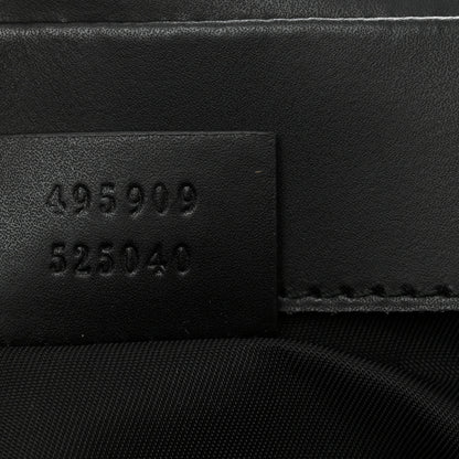 Gucci GG Supreme Monogram Web Messenger Diaper Bag Black Grey 7 of 11