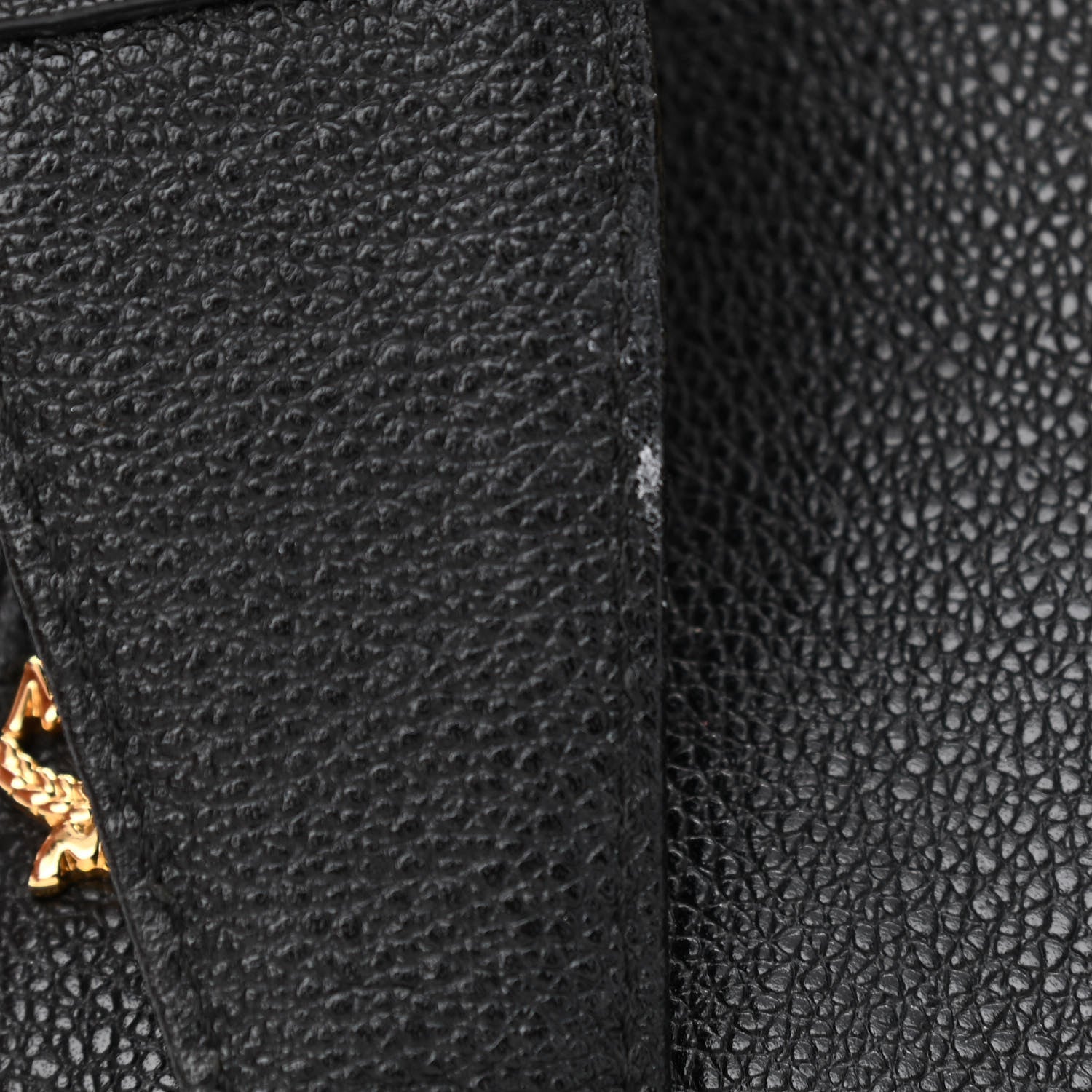 MCM Grained Calfskin Studded Boston Bag Black 6 of 12