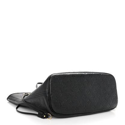 Louis Vuitton Empreinte Monogram Giant Neverfull MM Black 5 of 12
