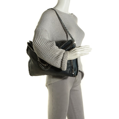 Stella McCartney Shaggy Deer Falabella Fold Over Tote Blue 9 of 14