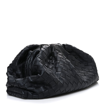 Bottega Veneta Nappa Maxi Intrecciato The Pouch Oversized Clutch Black 3 of 11