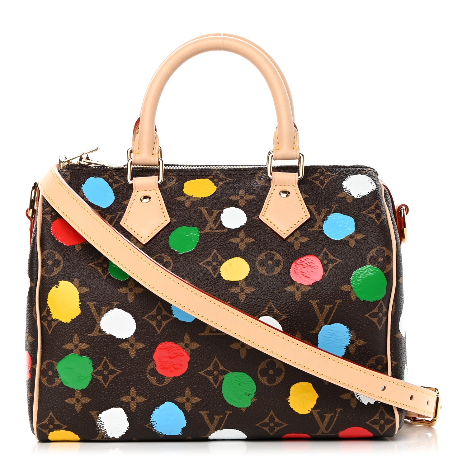 Louis Vuitton LV X YK Monogram Speedy Bandouliere 25 Multicolor 1 of 11