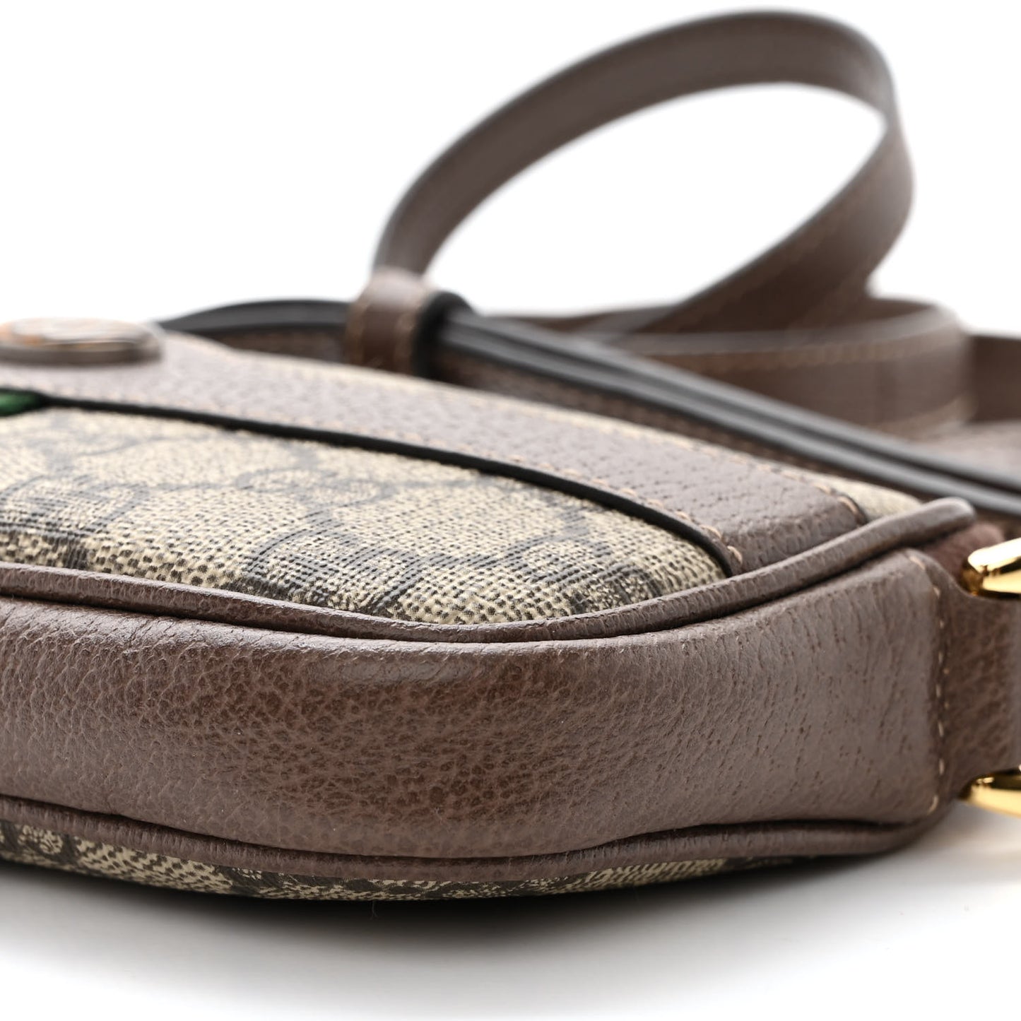 GG Supreme Monogram Web Mini Ophidia GG Bag Brown