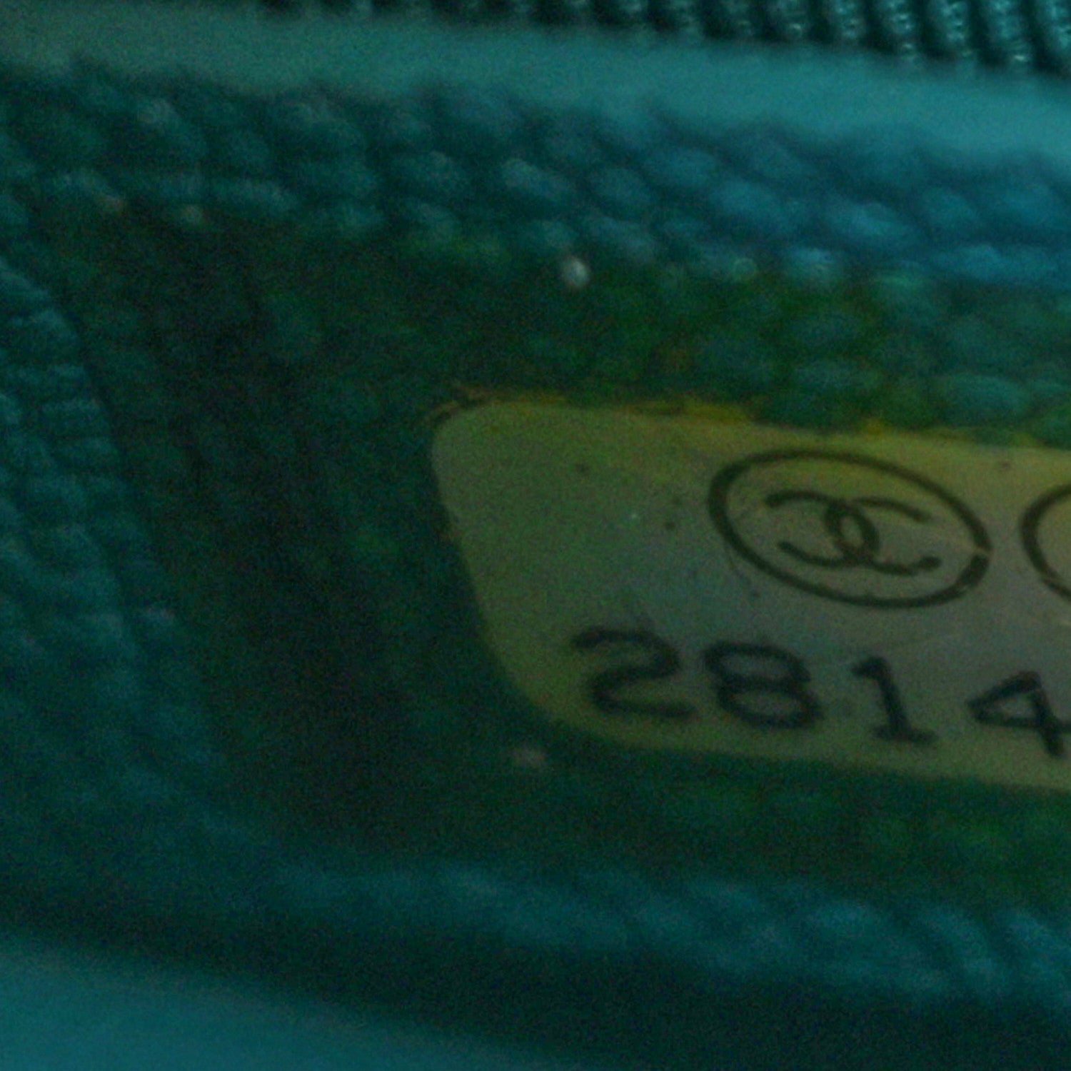 Chanel Caviar Quilted North South Boy Flap Turquoise 7 of 10