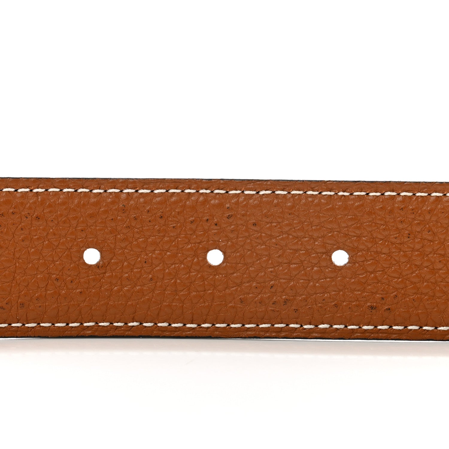 Hermes Box Togo 32mm H Belt 85 Black Gold 4 of 5
