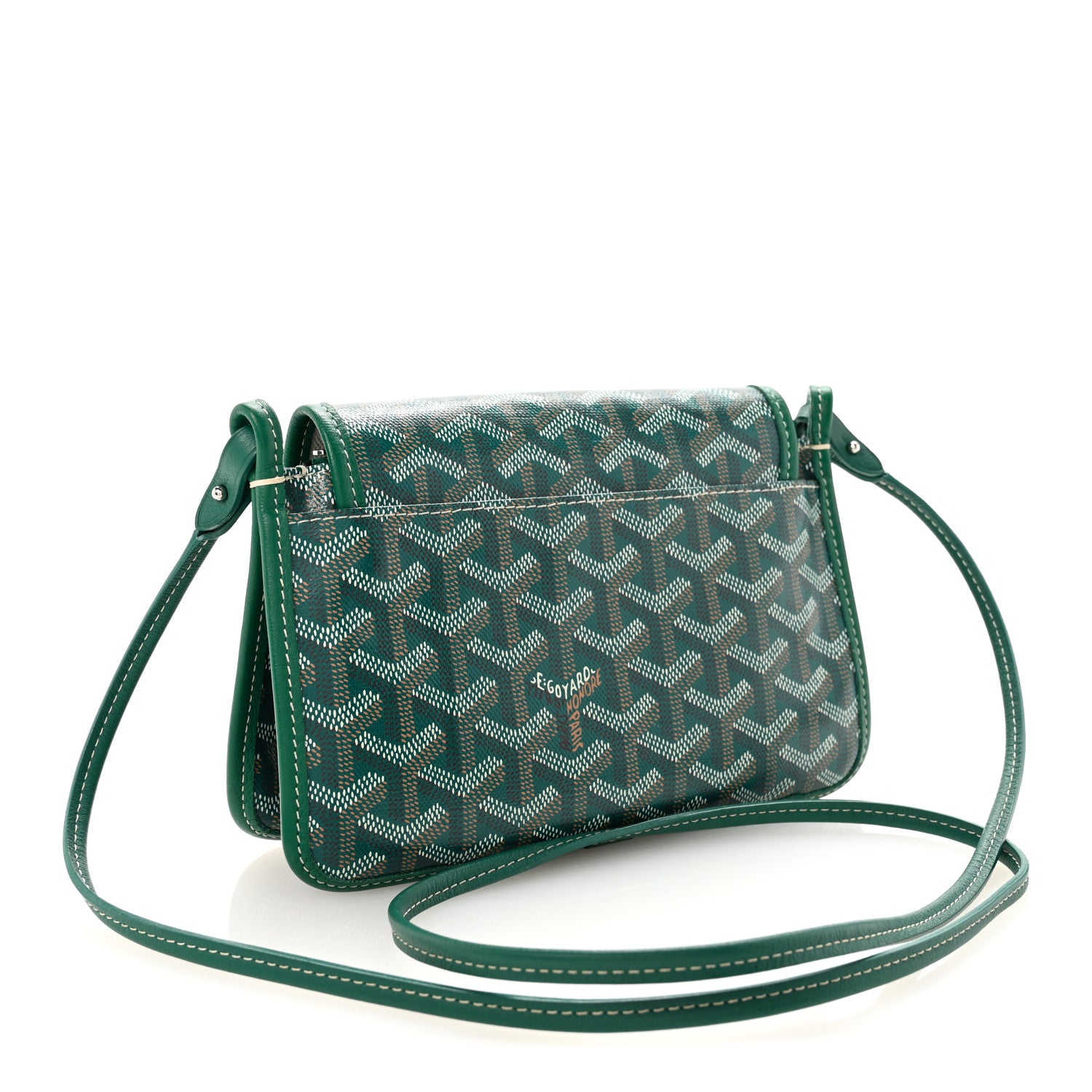 Goyard Goyardine Plumet Wallet Clutch Green 3 of 11
