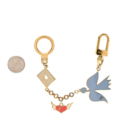 Louis Vuitton Enamel Love Birds Bag Charm 2 of 3