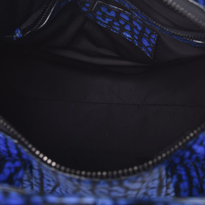 Alexander Wang Pebbled Lambskin Rocco Sling Contrast Tip Nile Blue 5 of 9