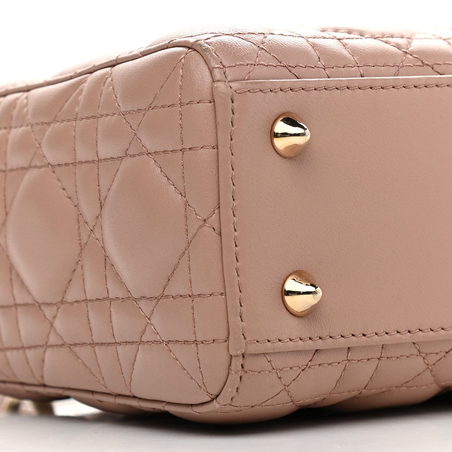 Lambskin Cannage Small Lady Dior Pink