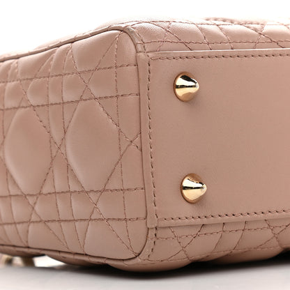 Christian Dior Lambskin Cannage Small Lady Dior Pink 8 of 13