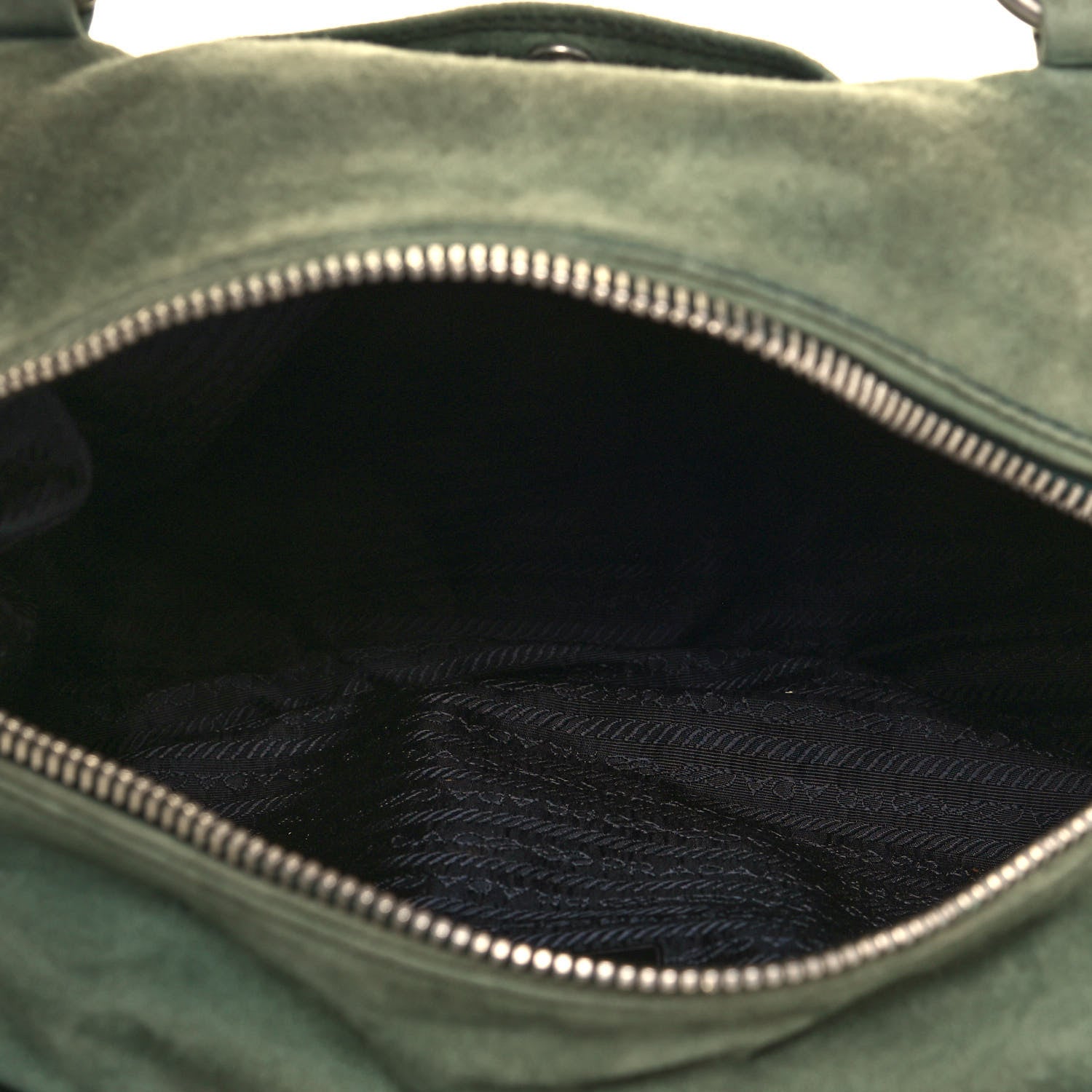 Prada Scamosciato Shoulder Bag Agave 5 of 14