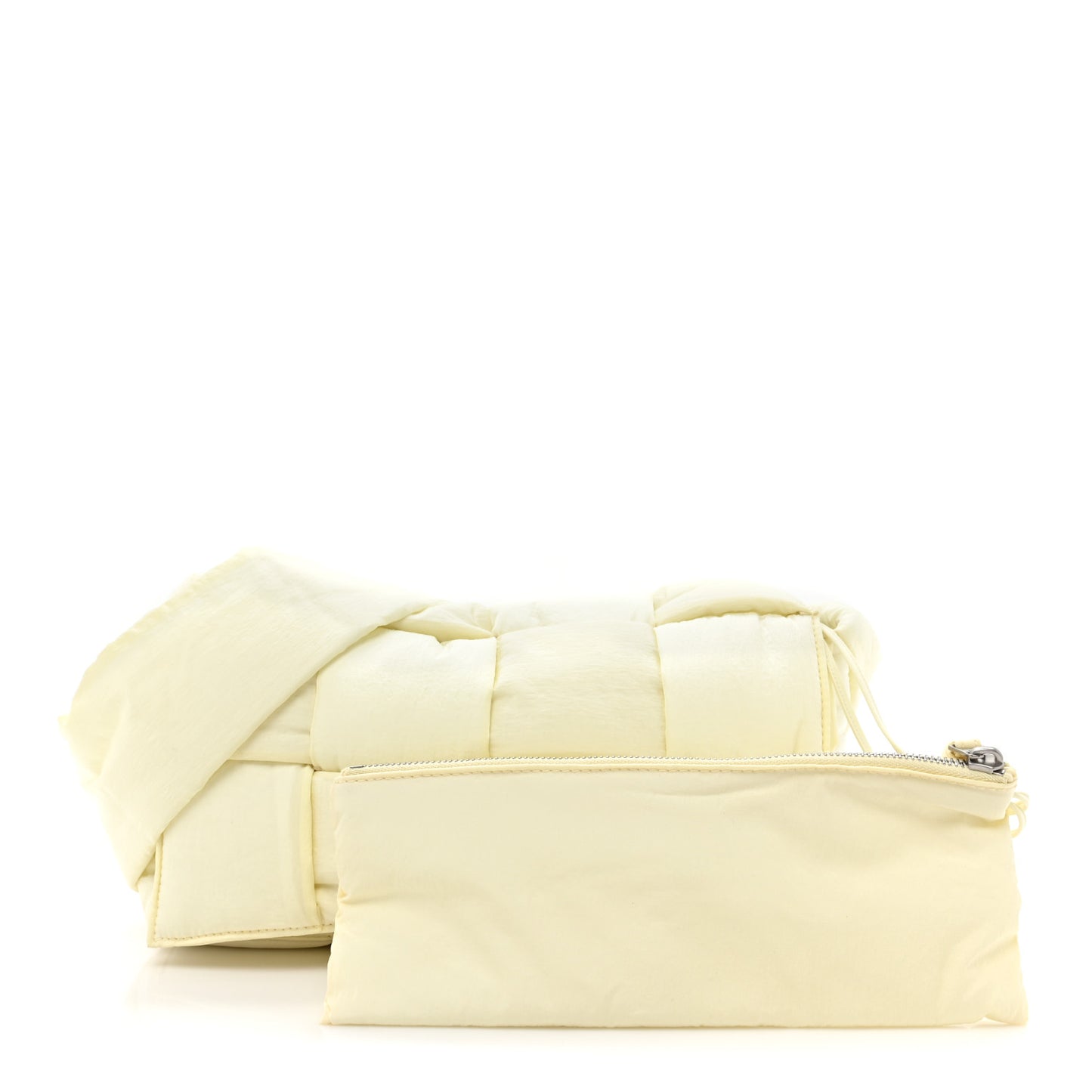 Nylon Intrecciato Padded Tech Cassette Bag Zest Washed