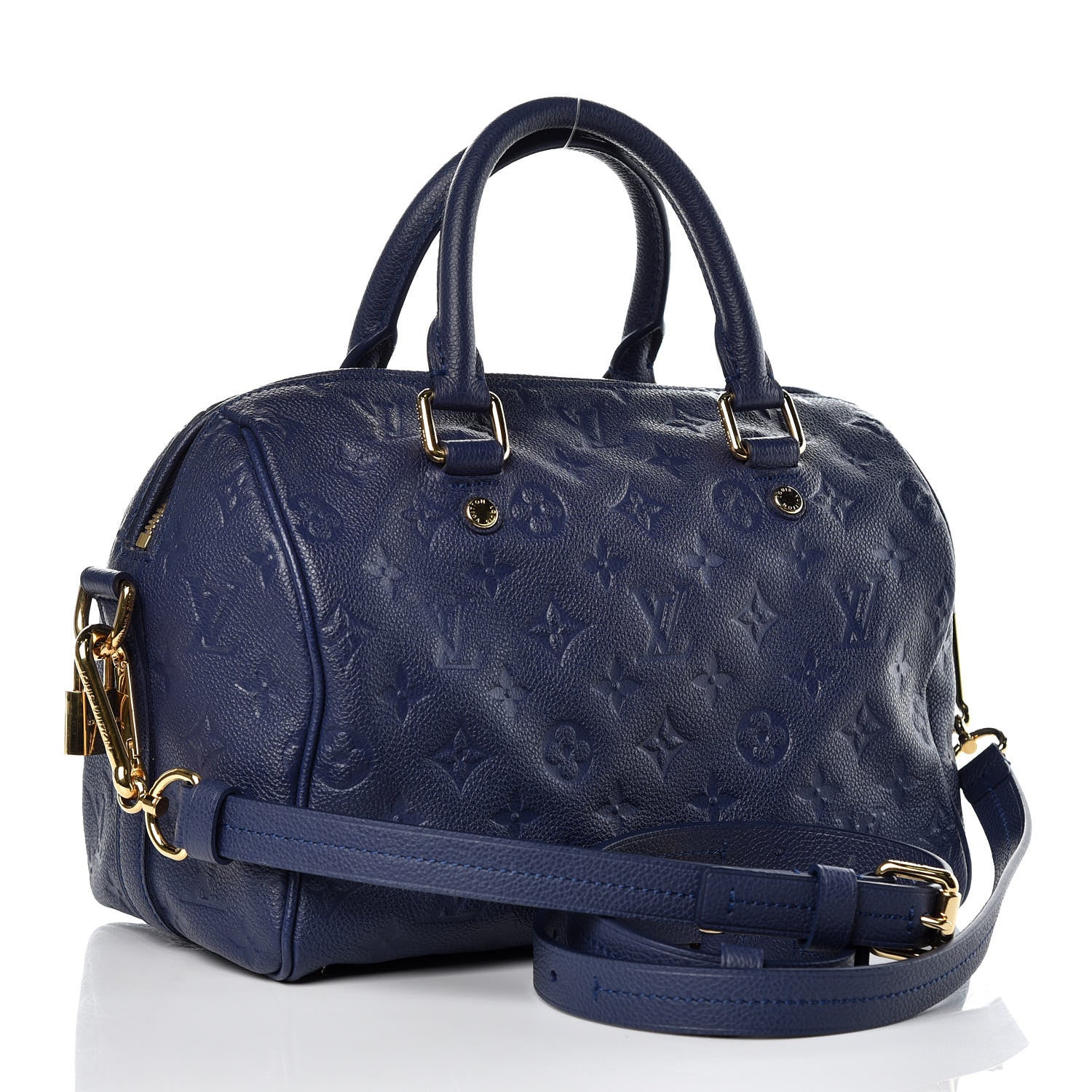 Louis Vuitton Empreinte Speedy Bandouliere 25 Celeste 3 of 11