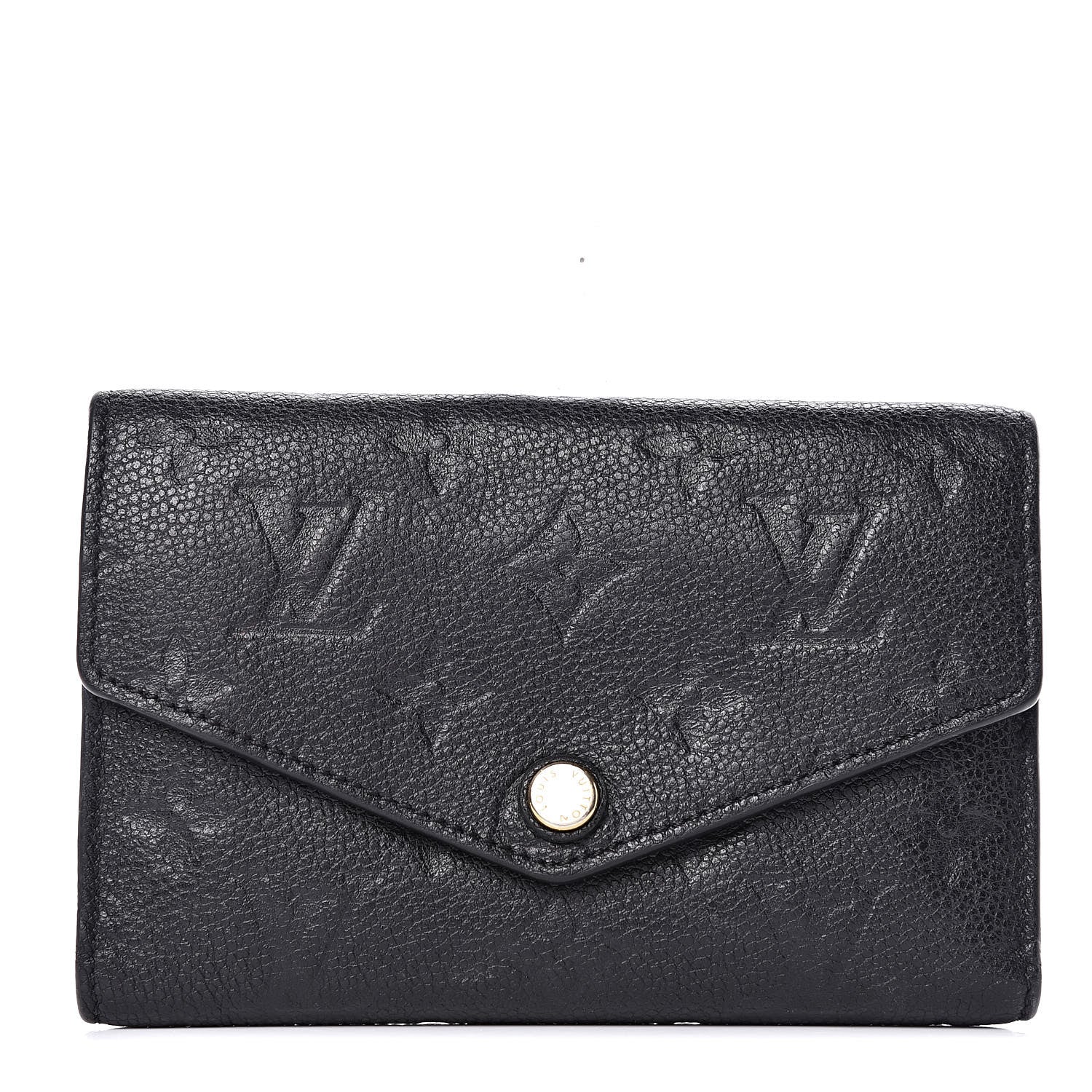 Louis Vuitton Empreinte Compact Curieuse Wallet Black 1 of 7
